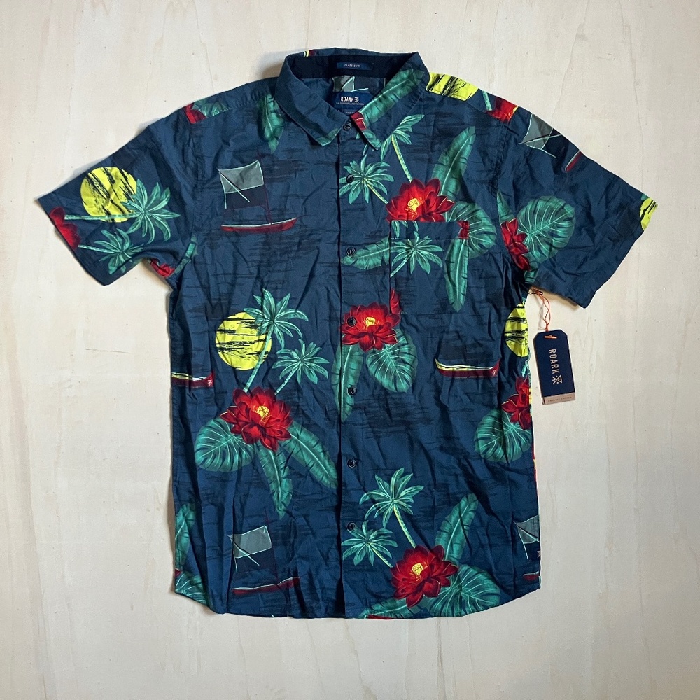Roark Jamie Thomas Dark Passage Hawaiian Shirt